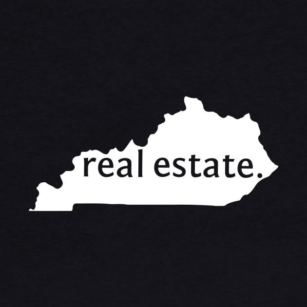 Kentucky State Real Estate T-Shirt by Proven By Ruben